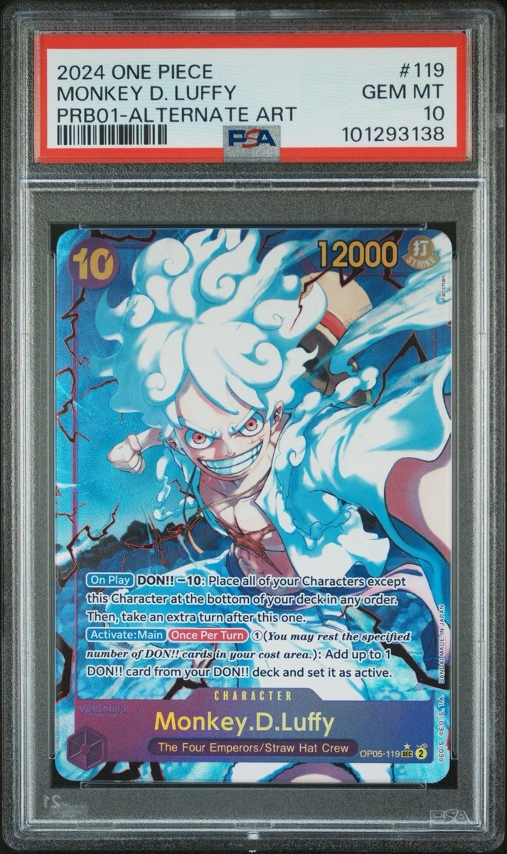 ONE PIECE モンキー・D・ルフィ ALT ART #119 Monkey D. Luffy (Alt Art) OP05-119 SEC Awakening of the New Era