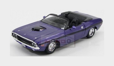 1:24 Maisto Dodge Challenger R/T 426 Hemi Convertible 1970 purple MI31264P Modell