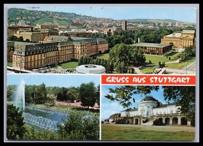 Postcard greetings from Stuttgart