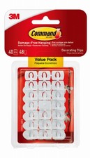 Decorating Clips Value Pack, White, 40 Clips, 48 Strips/Pack - 17026-40ES 0.37 per strip