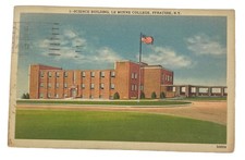 Vintage Linen Postcard ~ Le Moyne College Science Building~ Syracuse New York NY