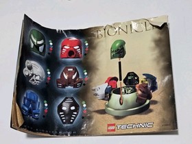 Vtg Lego Bionicles Lot of 3: Lehvak, Tahnok, Pohatu With Canisters NO Manuals 