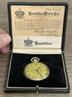 Antique Hamilton Pocket Watch In The Box