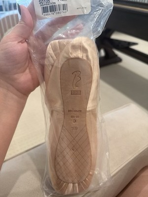 Bloch Aspiration S0105 Pointe Shoes Pink Satin Size 6.5 C New Ballet