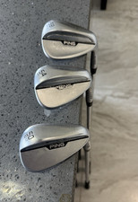 Ping S159 Wedge Set 50 54 58 Loft 3 Clubs Right-Handed Silver Used