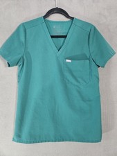 Figs Scrub Top Womens Small Catarina One Pocket Caribbean Green Healthcare