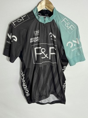 Le Col Radtrikot F&F Sigma Sports | Herren | Grau/Grün/Schwarz | Large |