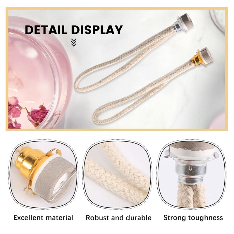 6Pcs Catalytic Wick Replacement Oil Lamp Wick Replacement Wick