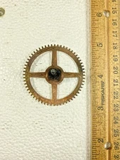 Ingraham (Stamped Oct 78 / Nov 79) Clock Movement Strike Side 2nd Wheel  (K9780)