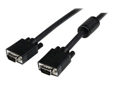 StarTech 6ft 1.8m SVGA VGA Video Monitor Cable HD15 D-Sub Male Black MXT101MMHQ