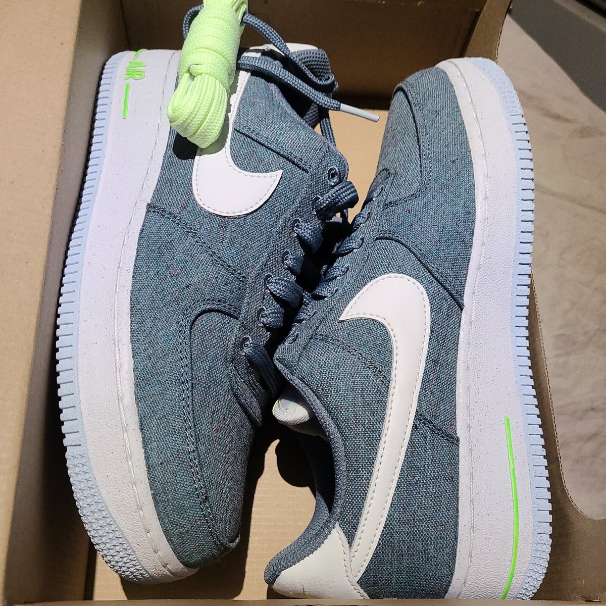 Size 7.5 - Nike Air Force 1 Low '07 Recycled Canvas Pack - Ozone