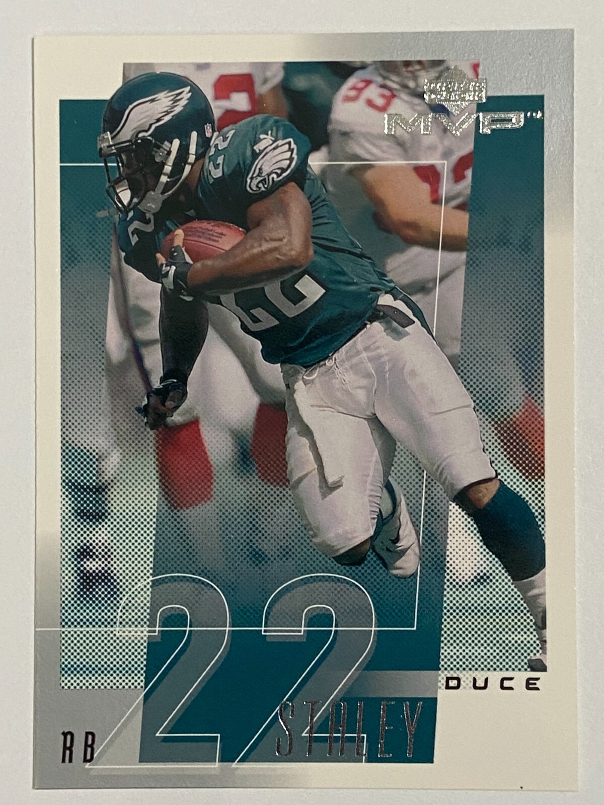 2001 Upper Deck MVP #198 Duce Staley Philadelphia Eagles
