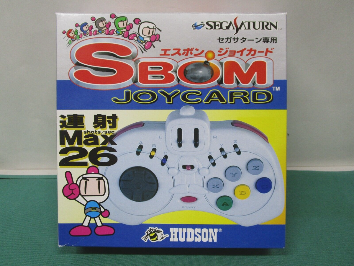 Sega Saturn -- SBOM Joycard Controller HC-735 -- JAPAN. New Sega Saturn -- SBOM Joycard Controller HC-735 -- JAPAN. New