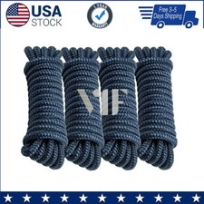 4 Pack 1/2 x 15 Dock Lines Nylon Rope for Boa...