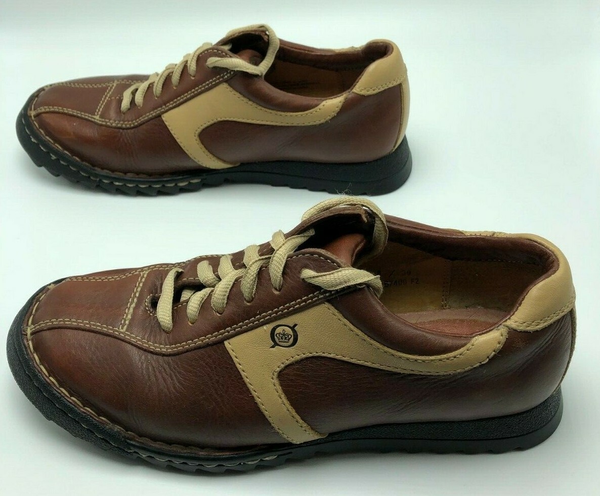 Born Bicycle Toe Oxford Sneakers Mens 10 Brown Leather Lace Up Casual Shoes Born | Shoes | Born Brown Leather Bicycle Toe Lace Up Oxford  main image 4