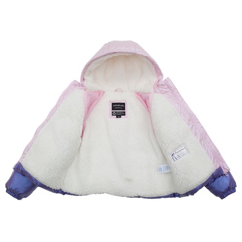 Rokka&Rolla Girls' Heavyweight Puffer Jacket Sherpa Lined Winter Coat - Picture 26 of 42