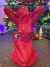 Side coffee table mermaid magenta