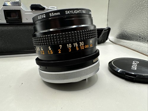 Canon FTb QL 35mm SLR Film Camera w/ 50mm FD Lens- Not Film Tested Shutter Fires - Picture 10 of 19