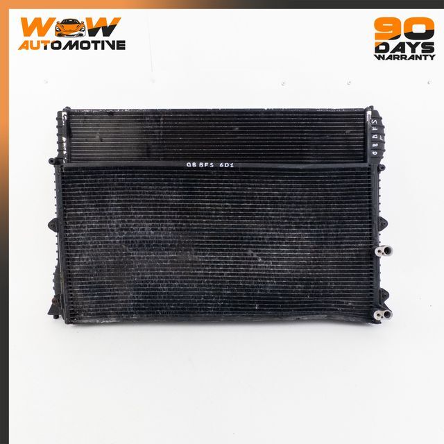 04-17 BENTLEY CONTINENTAL FLYING SPUR ENGINE COOLING RADIATOR AC CONDENSER OEM