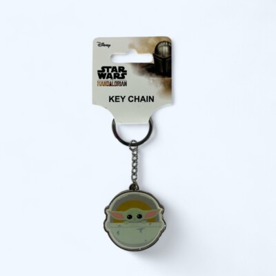 STAR WARS THE MANDALORIAN GROGU THE CHILD METAL KEYCHAIN KEY RING