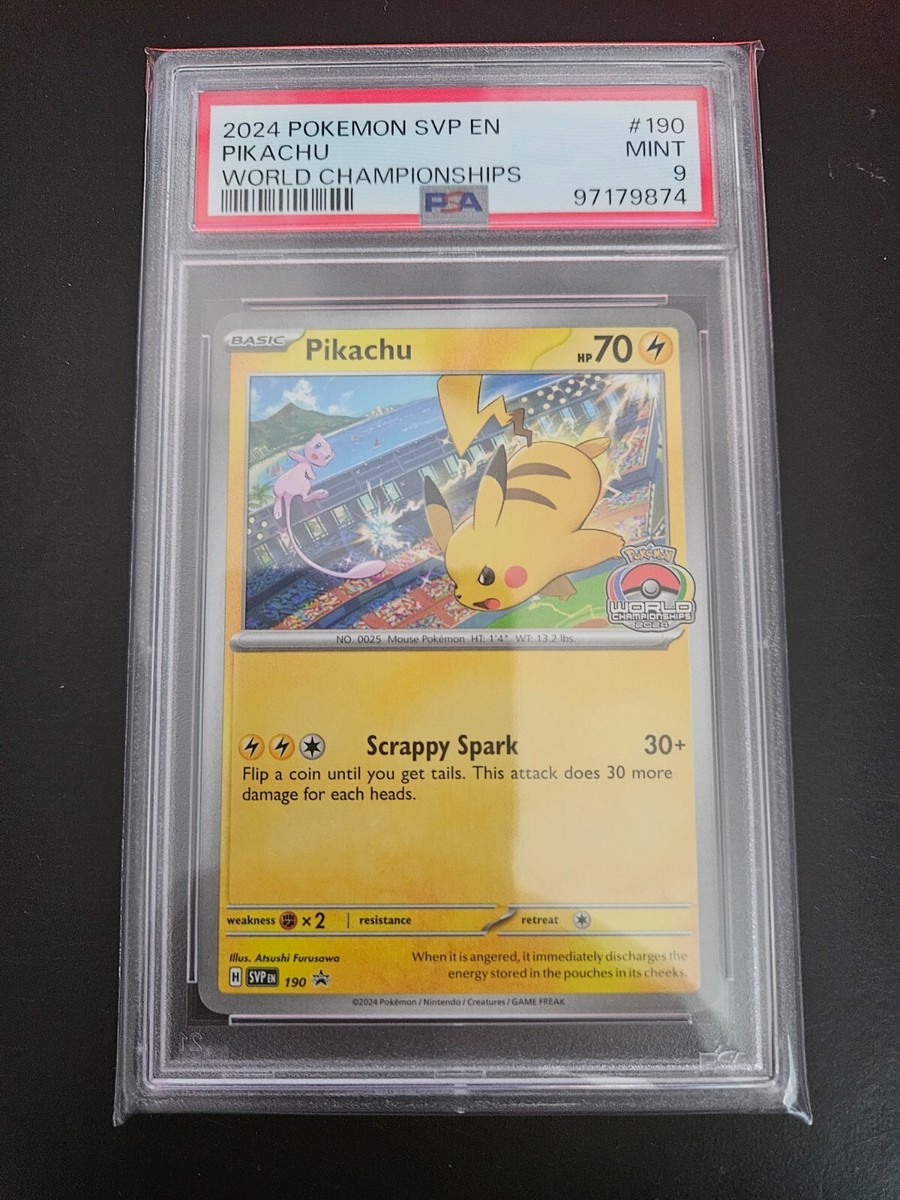 ピカチュウ_POKÉMON with YOUワゴン PROMO PSA9 ピカチュウ_POKÉMON with YOUワゴン PROMO PSA9