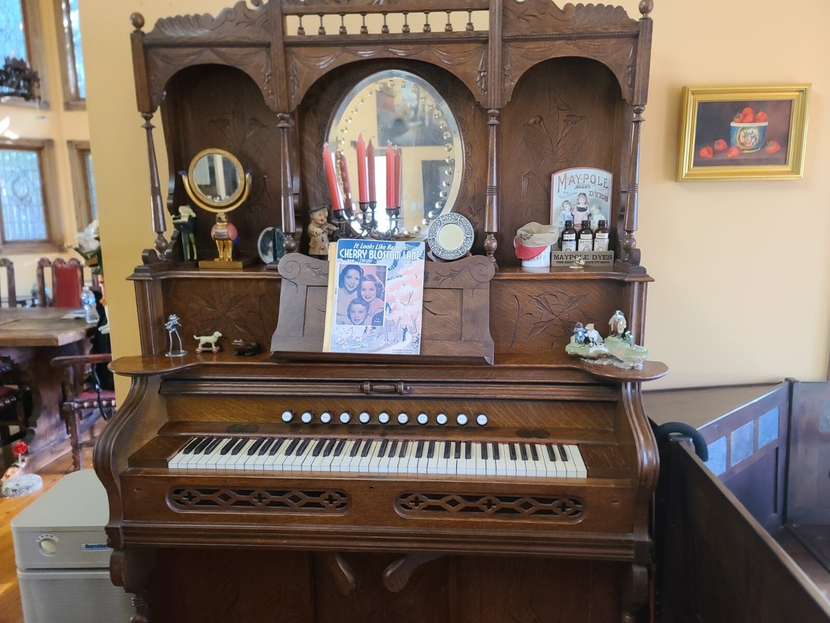 A.B Chase Pump Organ 1800s Beautiful and Works Perfectly! | eBay