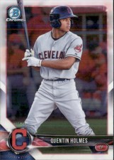 2018 BOWMAN CHROME PROSPECT CLEVELAND INDIANS - QUENTIN HOLMES #BCP88
