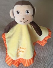 Garanimals Monkey Security Blanket Lovey Rattle My Best Friend Orange Yellow