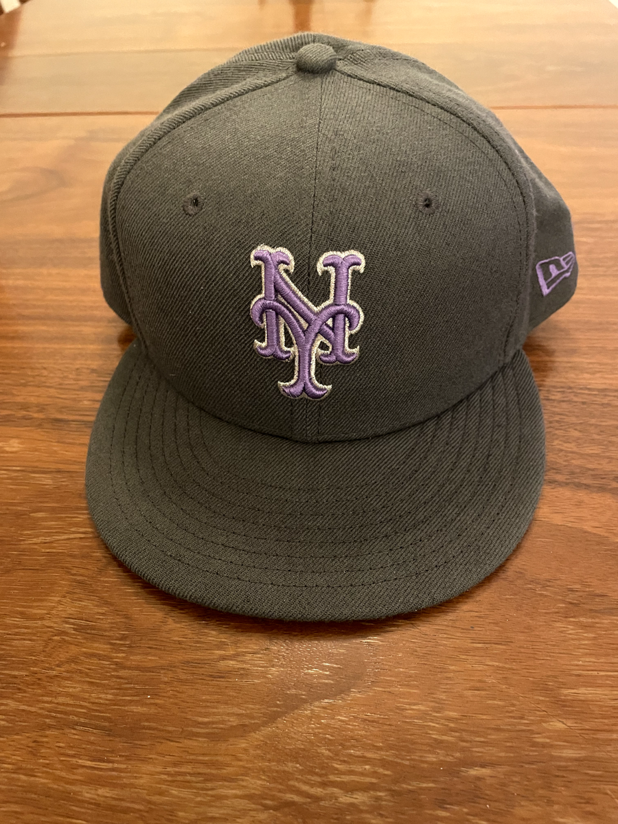 New York Mets GREY & PURPLE Rare New Era 59FIFTY NWT SZ 7 5