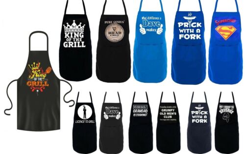NOVELTY FUN Professional Chef Kitchen Apron with Pockets, Apron for Men & Women - Afbeelding 1 van 1
