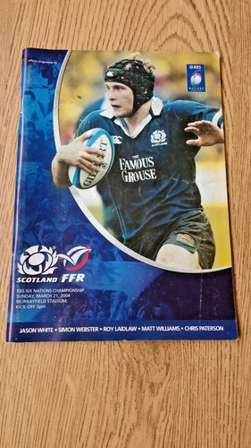 Scotland v France Rugby Programmes 1948 - 2012 - Picture 61 of 66