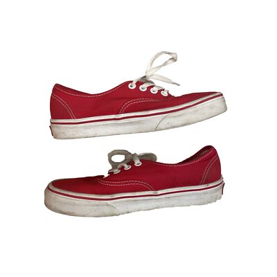 Size VANS Authentic Red 2014