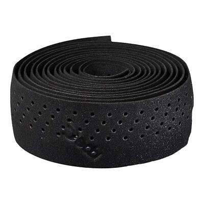Deda Elementi Nastro Manubrio Forato - Bike Bar Tape 180 Cm (Nero, EVA, Con Tappi) - Fatto In Italia