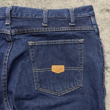 Red Kap Jeans Mens 40x32 Blue Denim Straight Leg Workwear Outdoor Ranch