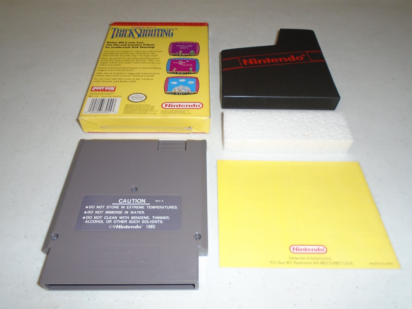 Barker Bill's Trick Shooting (Light Gun game) ☆☆ Complete (Nintendo