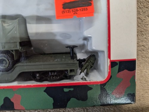 Model Power HO 8468 Military Depressed Center Flat Olive Troop Carrier READ DESC - Picture 3 of 16