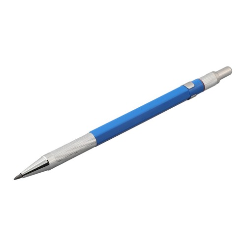 Silver Streak Welders Pencil With 12 Pcs Round Silver Refills, Metal Marker /New - Picture 17 of 23