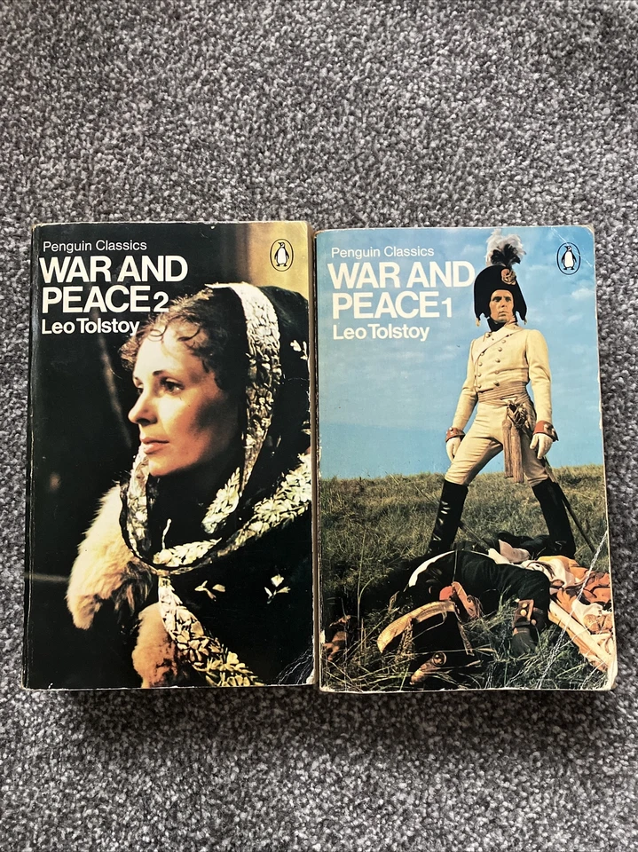 War and Peace Books Set Leo Tolstoy 2 Volume Box Vintage Penguin 1972 IDLLB - Image 3 of 4