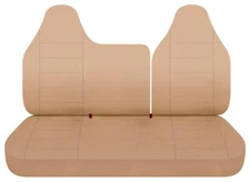 Front set car seat covers fits 97-98 FORD F150 TRUCKS 40/60 top and solid bottom
