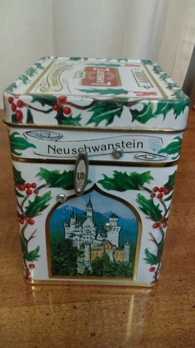 Lot of 2 Collectible Lambertz AAchen Musical & Street Scene England Cookie Tins - Picture 10 of 12
