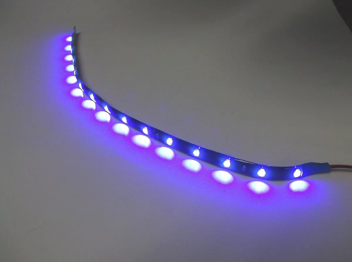 BBT 12 Flexible Waterproof Marine Grade 12 volt Blue LED Strip Light