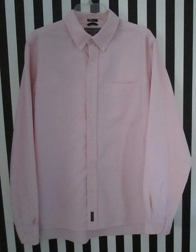 VINTAGE ABERCROMBIE & FITCH PINK KNOPF DOWN PASSEND LANGARM SHIRT HERREN GRÖSSE L - Bild 6 von 7