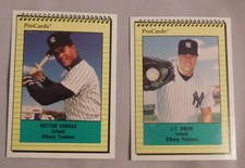 1991 ProCards Albany-Colonie Yankees Baseball Card Pick one