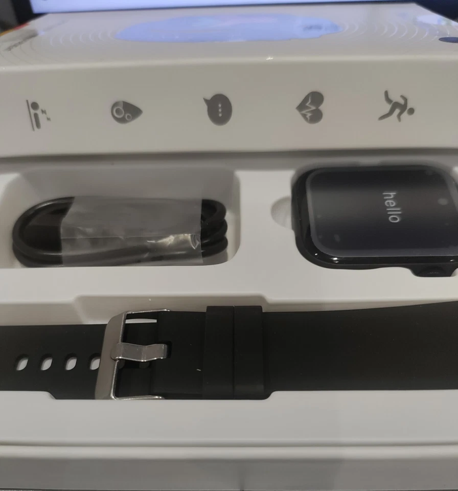 Smart Watch Sport & Health Management Men Black BNIB Sealed KP4 - Image 3 of 3