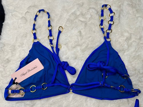 Agent Provocateur ASHIAđź’™ Blue Bikini Swim Set AP Size 4 - Picture 4 of 10
