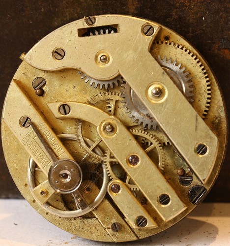 Mouvement Mécanique De Montre à Gousset Tribune - Pour Réparation Ou Pièces Détachées