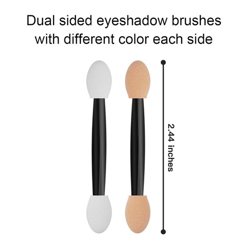 120 Eye Shadow Applicators Disposable Foam Makeup Brush Sponge Stick Palette - Picture 3 of 7