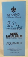 Mosheko Aquanaut Dead Sea Mineral Men's Facial Balm Hydrating & Nourishing