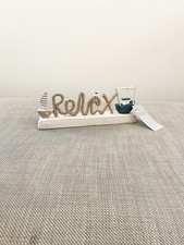 Next Natural Relax Seaside Ornament/home Office Spring Beach Sculpture Gift New