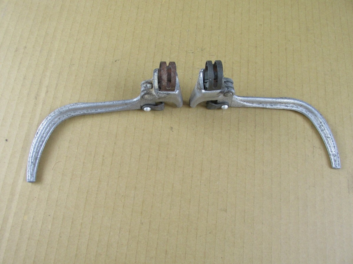 Paire de Poignées/Leviers de frein vélo randonneuse vintage